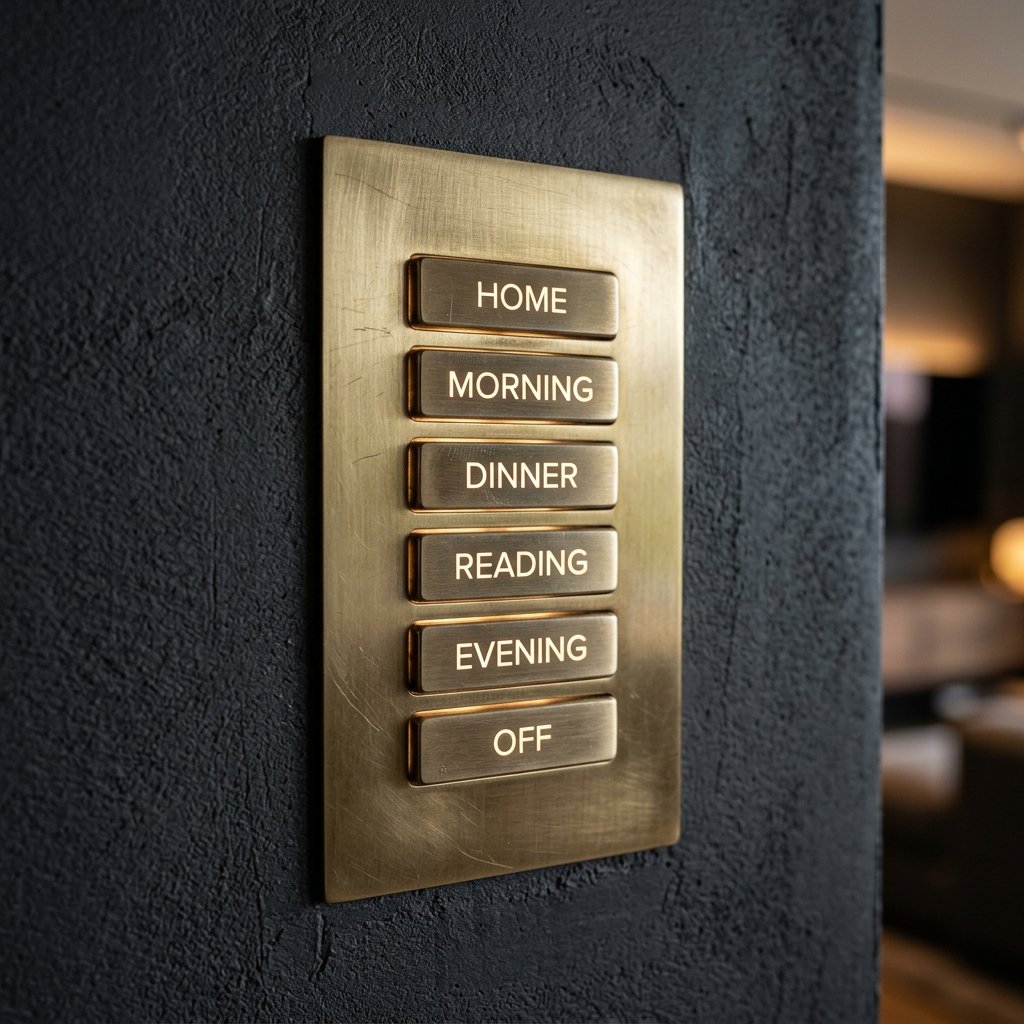 Concealed automation control keypads